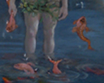 Jumping Fish: 20x30 in